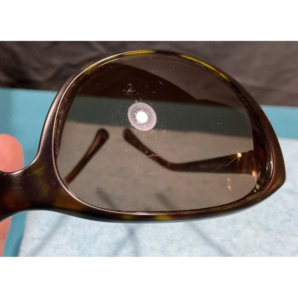 Chanel Womens Bouton Collection Sunglasses Tortoise Shell Frames Pink CC Button